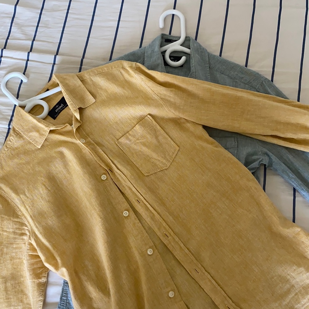 Selling my two shirt with nice summer colours